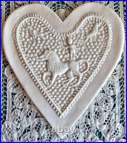 Springerle Speculaas Gingerbread Marzipan Cookie Stamp Press Mold LION HEART