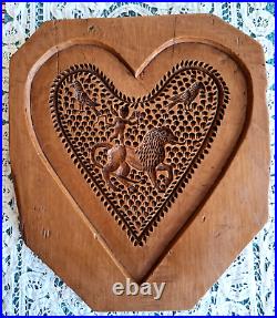 Springerle Speculaas Gingerbread Marzipan Cookie Stamp Press Mold LION HEART