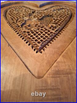 Springerle Speculaas Gingerbread Marzipan Cookie Stamp Press Mold LION HEART