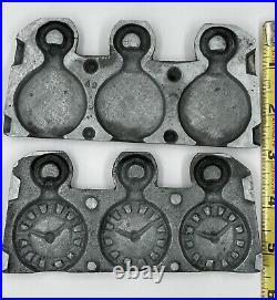 Thomas Mills Bros. Clear Toy Candy Mold #49 Pocket Watch