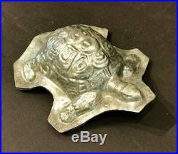 Turtle chocolate mold, early 20th c, two- piece