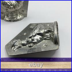 Two Antique Metal Easter Mr. & Mrs. Pheasant Chocolate Mold Germany Van Emden Two Antique Metal Easter Mr. & Mrs. Pheasant Chocolate Mold Germany Van Emden