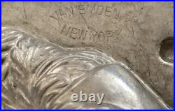 Two Antique Metal Easter Mr. & Mrs. Pheasant Chocolate Mold Germany Van Emden Two Antique Metal Easter Mr. & Mrs. Pheasant Chocolate Mold Germany Van Emden