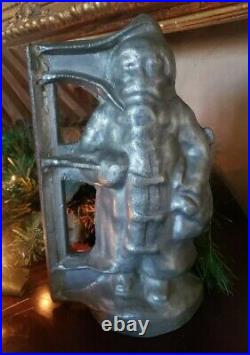 VERY Old Large Antique 19th Century Santa Claus Chocolate Mold E & CO 194 RARE