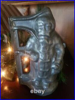 VERY Old Large Antique 19th Century Santa Claus Chocolate Mold E & CO 194 RARE