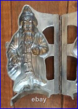 VERY Old Large Antique 19th Century Santa Claus Chocolate Mold E & CO 194 RARE