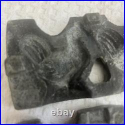 VINTAGE ANTIQUE CAST IRON CANDY CHOCOLATE MOLD, Animal CHICKEN # 23