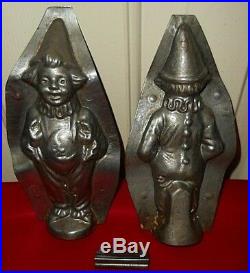 VINTAGE ANTIQUE Letang Fils 106 CHOCOLATE MOLD CLOWN/ JESTER 7.5 TALL FRANCE