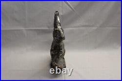 Very Large 12' Rabbit Bunny Metal Hinge Vintage Chocolate Mold Antique