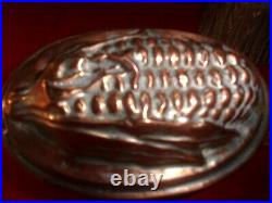Victorian Copper and Tin Mold. Ear of Corn