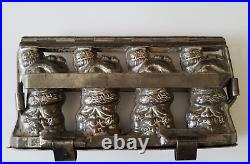 Vintage 4 Santa Claus St. Nickolas with Cane Anton Reiche Chocolate Mould Mold