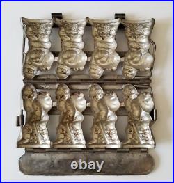 Vintage 4 Santa Claus St. Nickolas with Cane Anton Reiche Chocolate Mould Mold