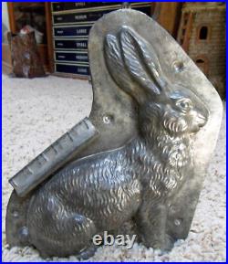 Vintage 7-1/2 Sitting Bunny Rabbit 2-Part Candy Chocolate Mold H Walter Germany Vintage 7-1/2 Sitting Bunny Rabbit 2-Part Candy Chocolate Mold H Walter Germany