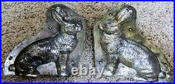 Vintage 7-1/2 Sitting Bunny Rabbit 2-Part Candy Chocolate Mold H Walter Germany Vintage 7-1/2 Sitting Bunny Rabbit 2-Part Candy Chocolate Mold H Walter Germany