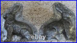 Vintage 7-1/2 Sitting Bunny Rabbit 2-Part Candy Chocolate Mold H Walter Germany Vintage 7-1/2 Sitting Bunny Rabbit 2-Part Candy Chocolate Mold H Walter Germany