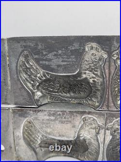 Vintage ANTON REICHE Sitting Hen Dual Mold CHOCOLATE MOLD # 6561 # 12 Matching Vintage ANTON REICHE Sitting Hen Dual Mold CHOCOLATE MOLD # 6561 # 12 Matching