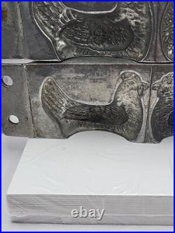 Vintage ANTON REICHE Sitting Hen Dual Mold CHOCOLATE MOLD # 6561 # 12 Matching Vintage ANTON REICHE Sitting Hen Dual Mold CHOCOLATE MOLD # 6561 # 12 Matching