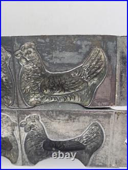 Vintage ANTON REICHE Sitting Hen Dual Mold CHOCOLATE MOLD # 6561 # 12 Matching Vintage ANTON REICHE Sitting Hen Dual Mold CHOCOLATE MOLD # 6561 # 12 Matching