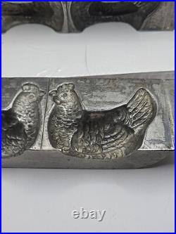 Vintage ANTON REICHE Sitting Hen Dual Mold CHOCOLATE MOLD # 6561 # 12 Matching Vintage ANTON REICHE Sitting Hen Dual Mold CHOCOLATE MOLD # 6561 # 12 Matching