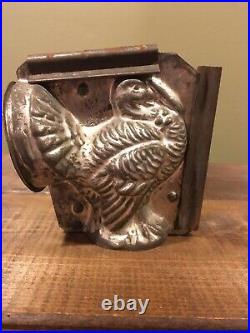 Vintage Antique 3 piece Metal Chocolate Turkey Mold No. 5041 Made in U. S. A