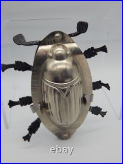 Vintage Antique 6x3 Chocolate Mold June Bug Design Beetle Rare Good Luck TF698 Vintage Antique 6x3 Chocolate Mold June Bug Design Beetle Rare Good Luck TF698