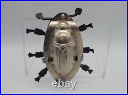 Vintage Antique 6x3 Chocolate Mold June Bug Design Beetle Rare Good Luck TF698 Vintage Antique 6x3 Chocolate Mold June Bug Design Beetle Rare Good Luck TF698