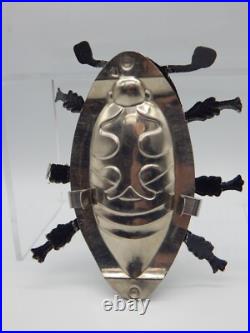 Vintage Antique 6x3 Chocolate Mold June Bug Design Beetle Rare Good Luck TF698 Vintage Antique 6x3 Chocolate Mold June Bug Design Beetle Rare Good Luck TF698