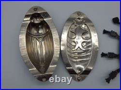 Vintage Antique 6x3 Chocolate Mold June Bug Design Beetle Rare Good Luck TF698 Vintage Antique 6x3 Chocolate Mold June Bug Design Beetle Rare Good Luck TF698