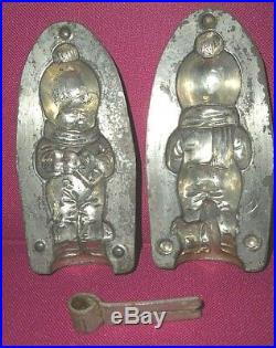 Vintage Antique Anton Reiche Boy With Toy Horse Chocolate Mold German 5 Tall
