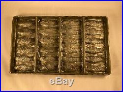 Vintage / Antique Chocolate Mold Candy Mold Fish Mold Tray Rare Sweedish Fish