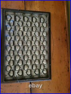 Vintage Antique Commercial Metal Mold Tray Gurley Chocolate Factory 1920's