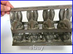 Vintage Antique Easter Bunny Chocolate Mold / Bunny Rabbit Mold Excellent Cond