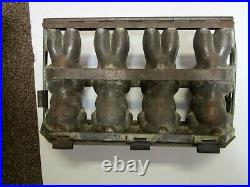 Vintage Antique Easter Bunny Chocolate Mold / Bunny Rabbit Mold Excellent Cond