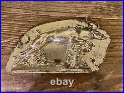 Vintage Antique Greyhound (or Whippet) Chocolate Mold