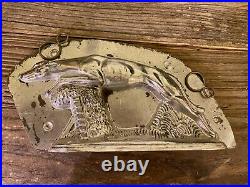 Vintage Antique Greyhound (or Whippet) Chocolate Mold