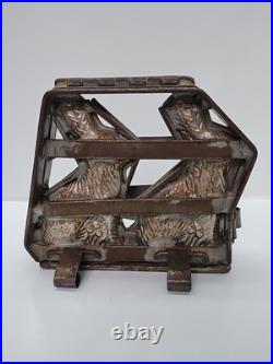 Vintage / Antique Hinged Rabbit Chocolate Mold Quality Double EASTER BUNNY Vintage / Antique Hinged Rabbit Chocolate Mold Quality Double EASTER BUNNY