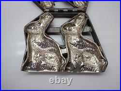 Vintage / Antique Hinged Rabbit Chocolate Mold Quality Double EASTER BUNNY Vintage / Antique Hinged Rabbit Chocolate Mold Quality Double EASTER BUNNY