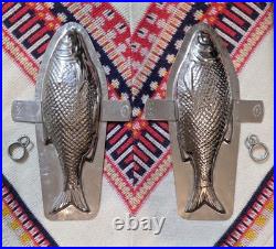 Vintage Antique Letang Fils FISH Chocolate Mold #1591 7oz
