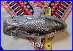 Vintage Antique Letang Fils FISH Chocolate Mold #1591 7oz