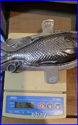 Vintage Antique Letang Fils FISH Chocolate Mold #1591 7oz