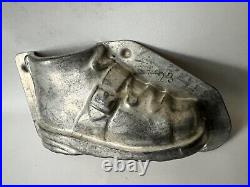 Vintage Antique Obermann 5.25 TODDLER BOOTIE SHOE Chocolate Candy Mold #23