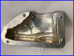 Vintage Antique Obermann 5.25 TODDLER BOOTIE SHOE Chocolate Candy Mold #23