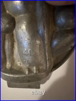 Vintage Antique Wedding Bride & Groom Metal Candy Ice Cream Mold RARE