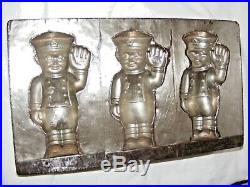 Vintage Anton Reiche Dresden Chocolate Mould Police Traffic Cop 3 Molds In 1