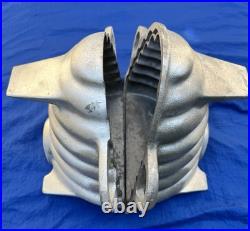 Vintage BEHIVE Large Aluminum Chocolate 2 pc. Mold weighs 4 Lbs. 8 X 8 X 9.5 Vintage BEHIVE Large Aluminum Chocolate 2 pc. Mold weighs 4 Lbs. 8 X 8 X 9.5