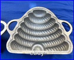 Vintage BEHIVE Large Aluminum Chocolate 2 pc. Mold weighs 4 Lbs. 8 X 8 X 9.5 Vintage BEHIVE Large Aluminum Chocolate 2 pc. Mold weighs 4 Lbs. 8 X 8 X 9.5
