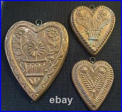 Vintage Birth Gramm Swiss Copper Cake/Chocolate Molds Set of Three Vintage Birth Gramm Swiss Copper Cake/Chocolate Molds Set of Three