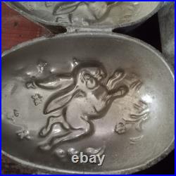 Vintage Bunny Chocolate Mold Rare Running Rabbit