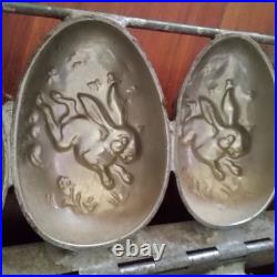 Vintage Bunny Chocolate Mold Rare Running Rabbit