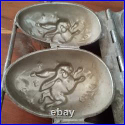 Vintage Bunny Chocolate Mold Rare Running Rabbit
